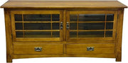 Crafters and Weavers Arts & Crafts Mission Quarter Sawn Oak 60" TV Stand