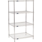 Chrome Wire Shelving by Nexel – Alloy Steel, Chrome, Model 24306C
