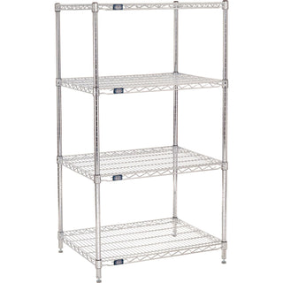 Chrome Wire Shelving by Nexel – Alloy Steel, Chrome, Model 24306C