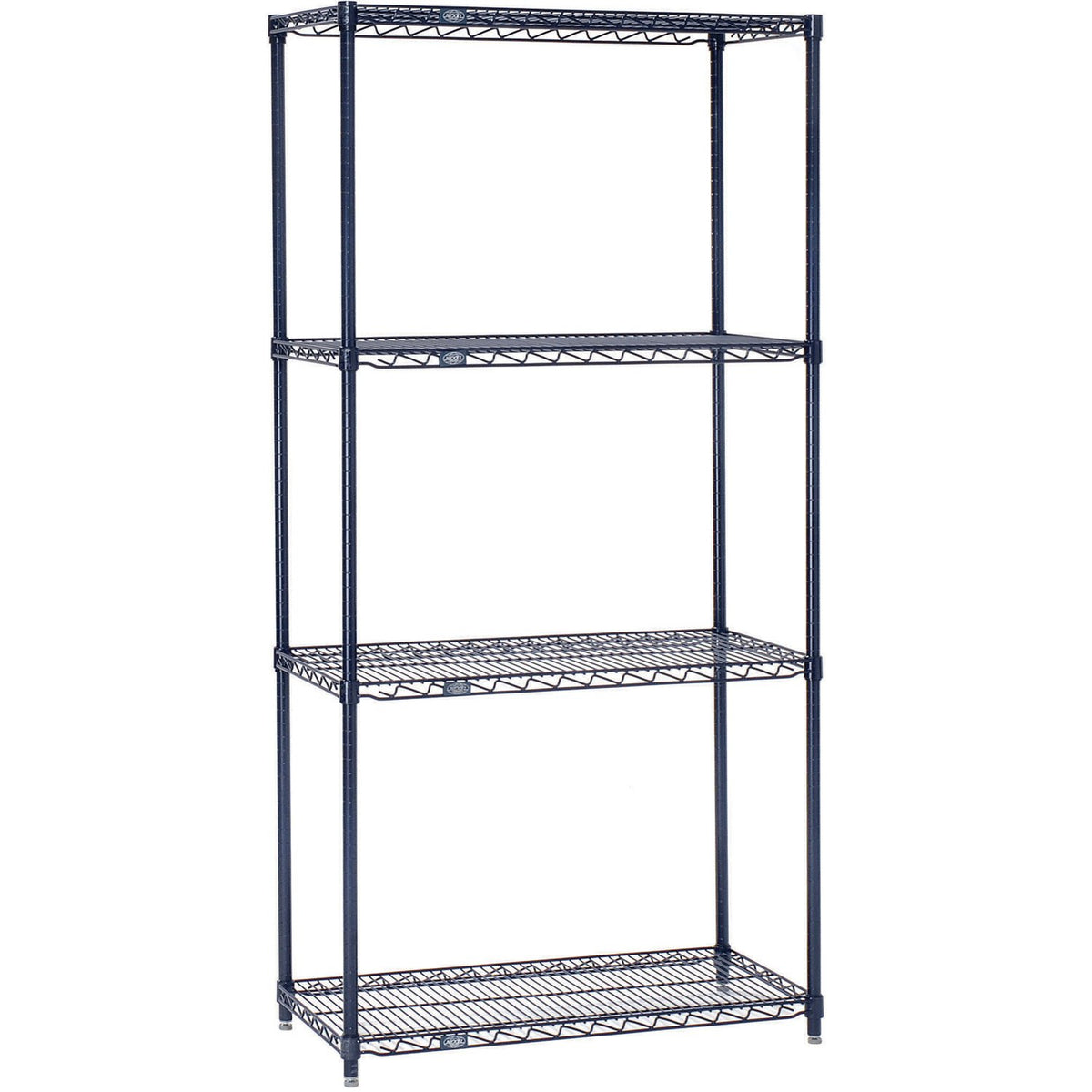 Nexelon Wire Shelving – 4, Alloy Steel, Blue, Model 18246N