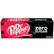 Dr Pepper Zero Sugar Cherry / 12 Fl Oz (Pack of 12) / 1 Soft Drinks