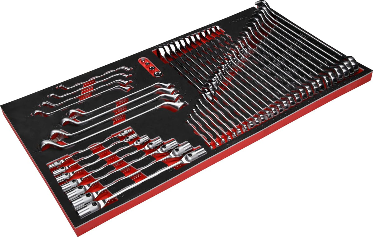 Performance Plus 57-Piece Wrench Set by BRILLIANT TOOLS – Foam, Na., Model 813.0057