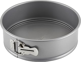 Farberware Nonstick Bakeware 9-Inch Round Springform Pan, Gray