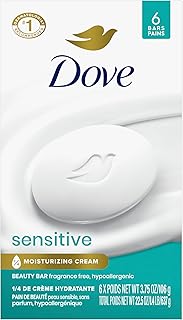 Dove Beauty Bar Soap Sensitive, 3.75 oz 6 Bars