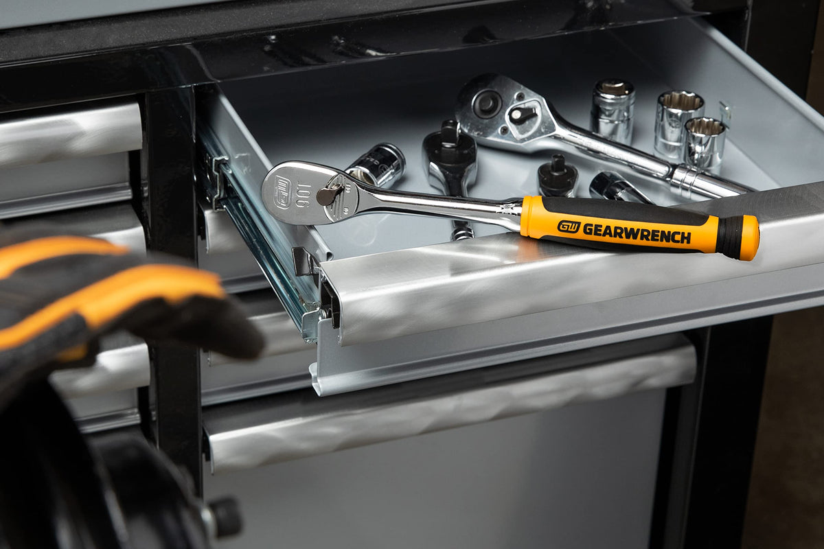 GearWrench 84-Tooth / Stubby Flex / Silver Socket Wrenches