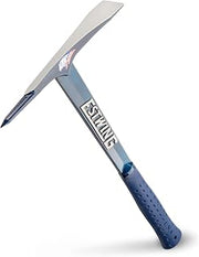 Estwing Burpee Rock Pick, 17" Hand Pickaxe, Shock Reduction Grip, BP500