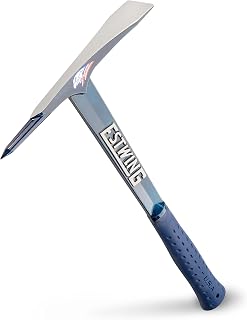 Estwing Burpee Rock Pick, 17" Hand Pickaxe, Shock Reduction Grip, BP500