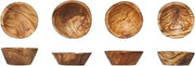 Cosy & Trendy Set of 4 Bowls Organic-Olive Wood D5.5-7.5 cm