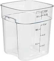 Cambro FreshPro 18Qt Food Storage Container in Clear for Industrial and Kitchen Use, Pantry Organization and Ingredient Freshness