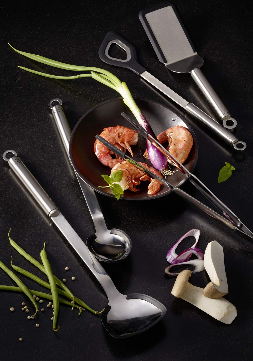 Rosle Stainless Steel Angled Spatula by Rösle – 10.2-inches, Stainless Steel, Standard, Model 10636