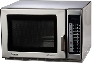 AMANA Commercial Microwave Oven, 1.2 cu. ft, 1200 watts, medium volume, 4-stage cooking