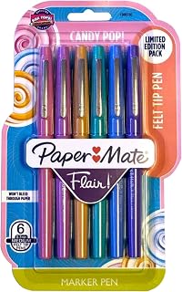 Paper Mate Flair174; Pens, 6ct - Candy Pop Multi-Colored