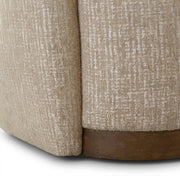 Beige Sand Dollar Swivel Accent Chair for Living Room by Starlight Canyon Home – 100% Polyester (S), Beige