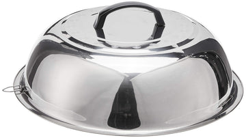 13 3/4" Stainless Steel Wok Cover by Winco – 14 Inch, 1.0 cubic_inches, Stainless Steel, Model WKCS-14