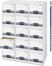 Bankers Box 00302 Steel Stor/Drawer File,9-1/4-Inch x23-1/2-Inch x4-3/8-Inch,12/CT,WE/Blue