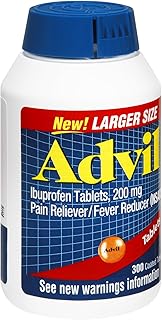 Advil Ibuprofen 200mg Coated Tablets , 300 CT (Pack of 3)