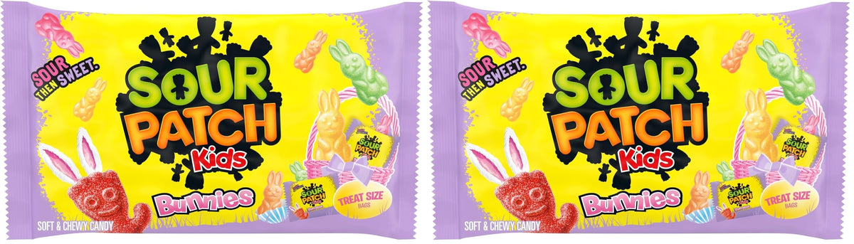 Sour Patch Kids Easter Bunnies / 7.93 OZ (Pack of 2) / 1 Gummy Candy