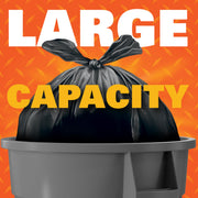 Easyflaps Multipurpose 30 Gallon Large Trash Bags by Hefty – 40 Count (Pack of 1), 30.0 gallons, Plastic, black, Model PCTE27744