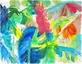 PM1113 Abstract Palms Place Mat - Set of 4