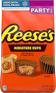Reese's Miniatures Milk Chocolate Peanut Butter Cups, 30 oz