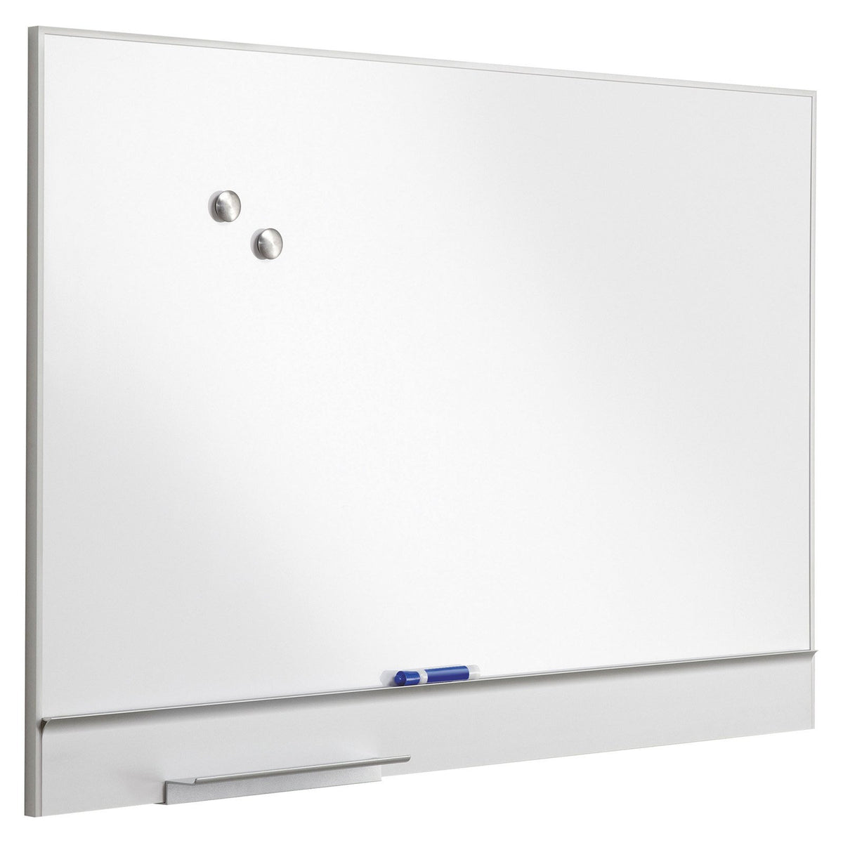 Iceberg Silver, White / 48"W x 32"H / 1 Dry Erase Boards