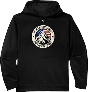 North Cascades National Park Vintage Performance Hoodie