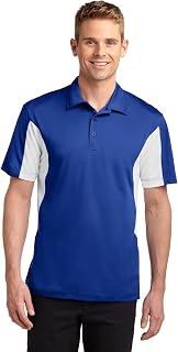 SPORT-TEK ST655 Side Blocked Micropique Sport-Wick Polo - True Royal/White - XL
