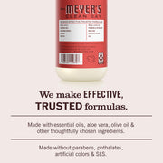 CLEAN DAY Hand Soap by Mrs. MEYER'S – 12.5 Ounce (Pack of 1), Red, Model 371263