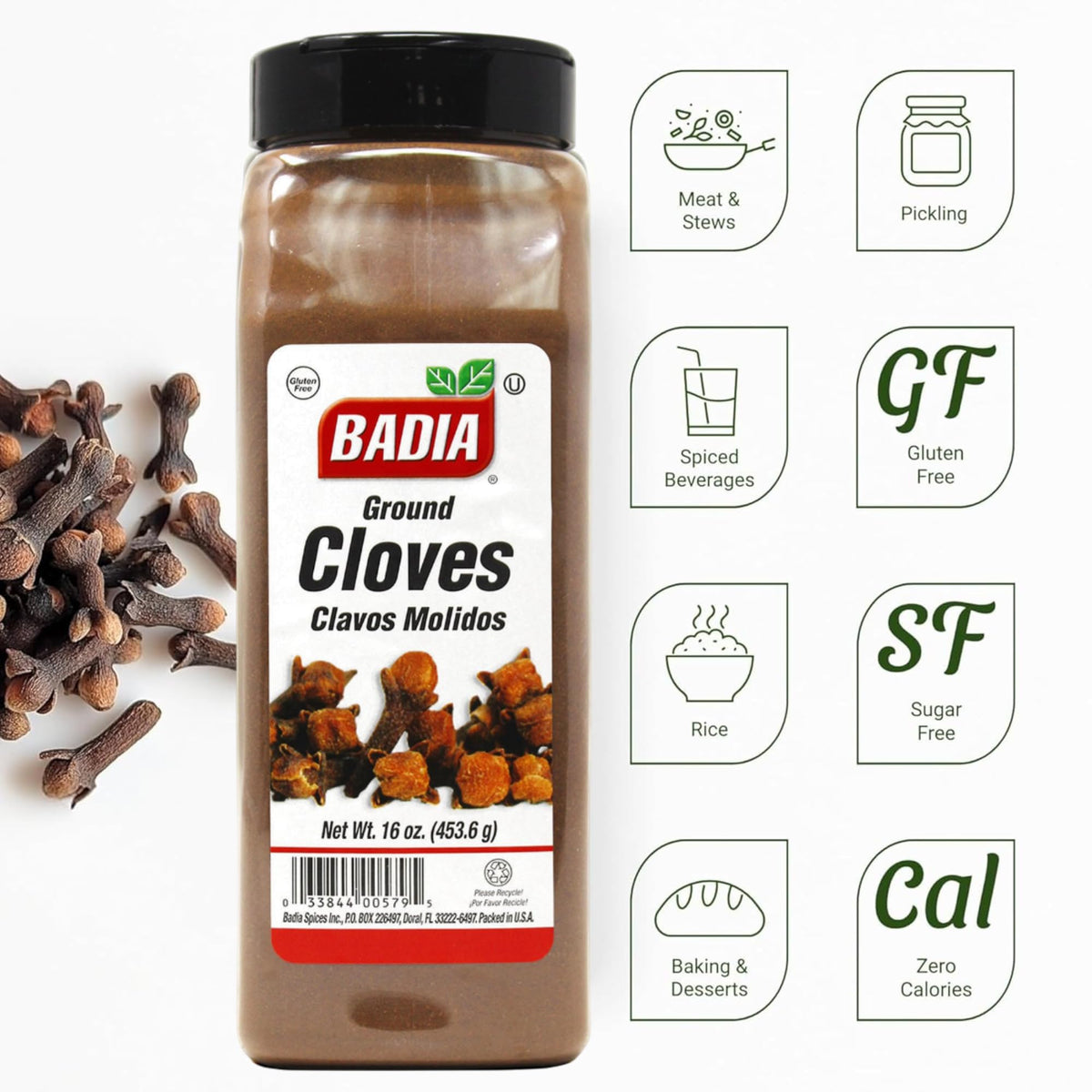 Badia 16 Ounce (Pack of 1) / 1 Cloves