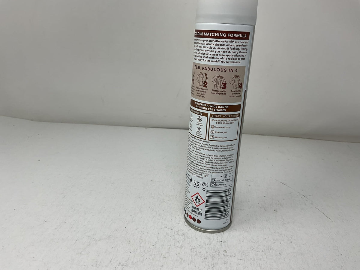 Shampoo Dry Medium Brunette 6.73 Ounce (199ml) (6 Pack) by Batiste – 6.73 Fl Oz (Pack of 6), Brown, Pack of 6, Model Batiste
