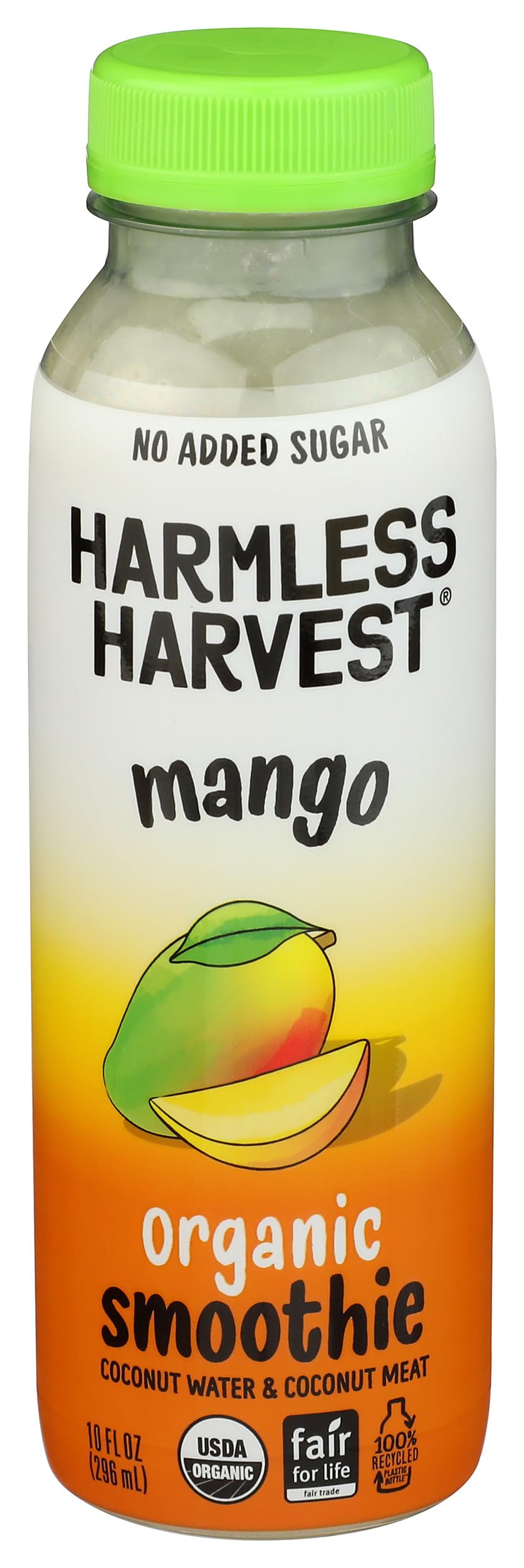 Organic Mango Coconut Smoothie, 10 Fl Oz Bottle by Harmless Harvest – 10 Fl Oz (Pack of 1), Model 0810068900040