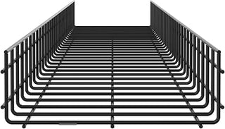 Panduit Wire Basket, Steel, Black Powder Coated, 12 in W x 4 in H, Model PWB4X12BL