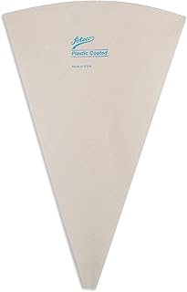Ateco Plastic Coated Canvas Decorating Bag, 12-Inch, Reusable, Made in USA, White