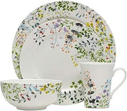 Mikasa Tivoli Garden 16-Piece Dinnerware Set, Service For 4