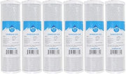 6x Compatible with Everpure CGS-10 EV910010 Activated Carbon Block Filter | Universal 10 inch Filter Compatible with EVERPURE CGS-10 SINGLE SERIES 10" HOUSING