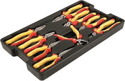 Wiha 32999 Insulated Industrial Pliers & Cutters Set, 9 Piece