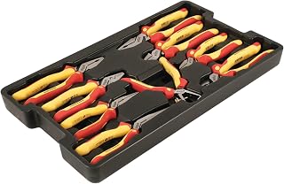 Wiha 32999 Insulated Industrial Pliers & Cutters Set, 9 Piece