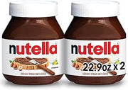Nutella Chocolate Hazelnut Spread with Cocoa, Sweet topping for baking, breakfast and desserts, 2 Pack, 22.9 oz Each