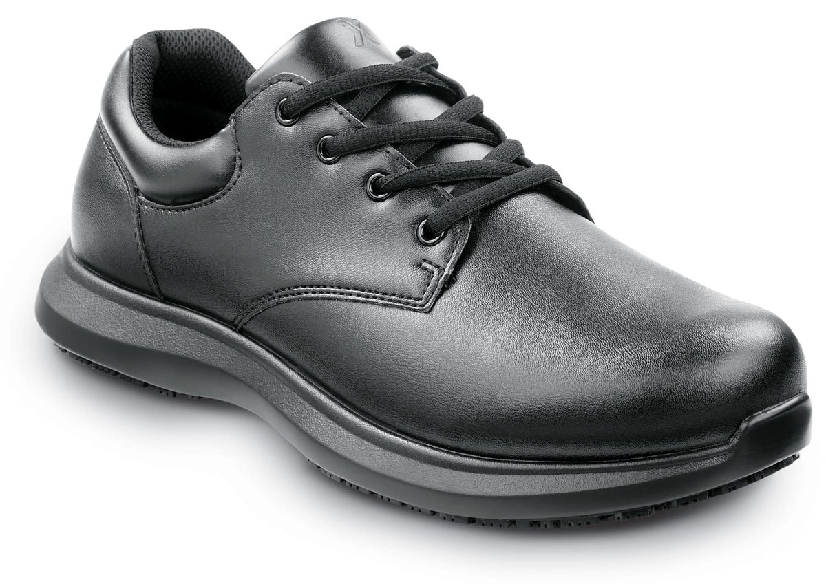 Mens Black MaxTrax Soft Toe SRO Oxford 11.5 EW by SR Max – 11.5 X-Wide, Mesh, Black, Model Ayden