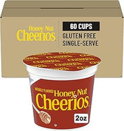 Honey Nut Cheerios Cereal, Single Serve Foodservice Cups, 60 Ct