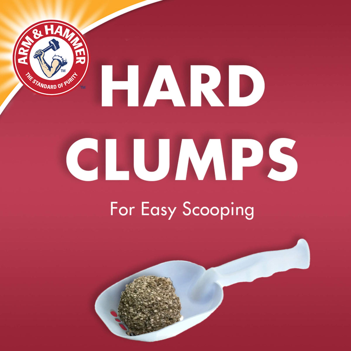 MultiCat Clumping Litter by ARM & HAMMER – 26.3-lb, 26.3 pounds, Clay, Model 718406
