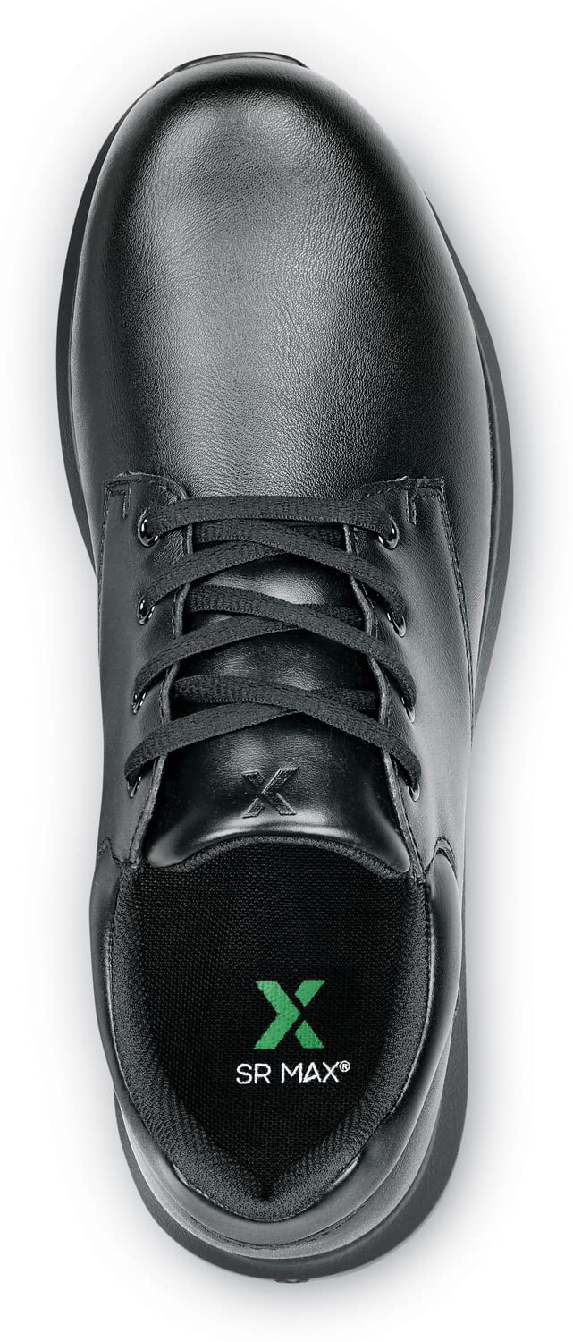 Mens Black MaxTrax Soft Toe SRO Oxford 11.5 EW by SR Max – 11.5 X-Wide, Mesh, Black, Model Ayden