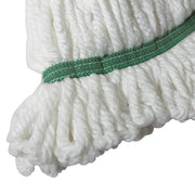 Green Medium Microfiber Mop Head by Winco – Medium, Microfiber, Green, Model MOPM-M