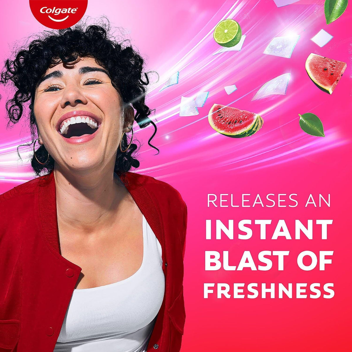 Maxfresh Toothpaste with Breath Strips by Colgate – 4.8 Ounce (Pack of 4), Pack of 4