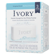 Ivory 1 Count (Pack of 3) / Original / Black Soaps