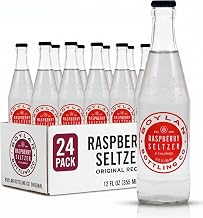 Boylan Bottling Co Raspberry Seltzer, 12 Ounce -- 24 per case.