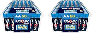 AA Batteries by Rayovac – AA (Pack of 2), Multicolor, Pack of 2, Model 815-60PPK