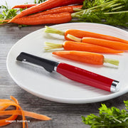 Gourmet Euro Peeler by KitchenAid – 8.7-Inch, Plastic, Red, Model KE112OHERA
