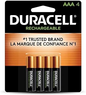 DURACELL Precharged Recharg. Battery,AAA (Pack of 2)