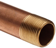 Red Brass Pipe Fitting by Merit Brass – 1.5 Inch, Brass, Red,Yellow, Model 2024-250